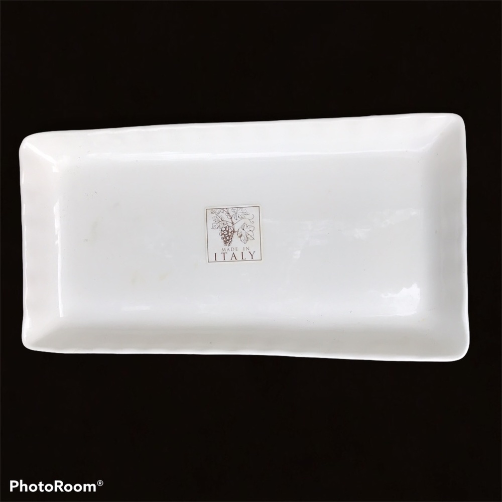 Vintage Maioliche Jessica Ceramic Bread Tray
